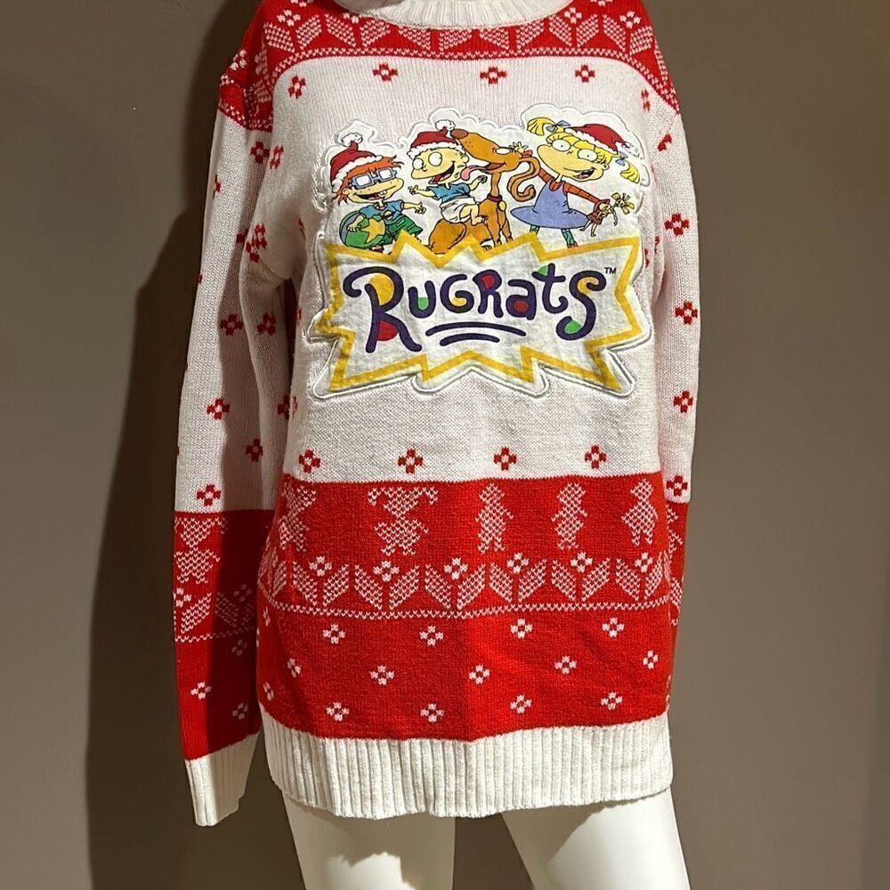 Nickelodeon Rugrats Christmas Sweater Woman’s Medium